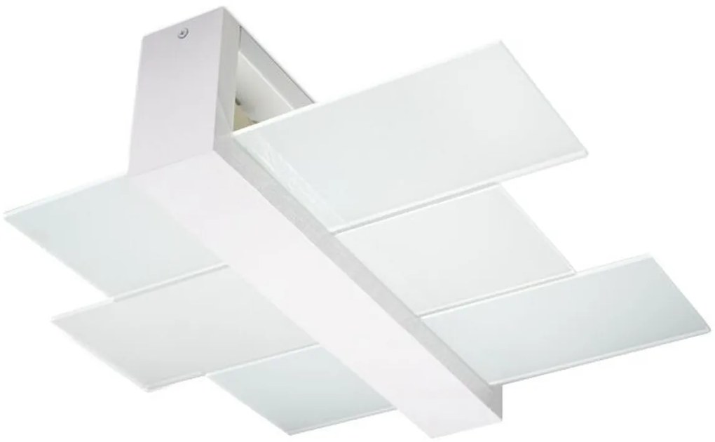 Plafoniera da Soffitto in Legno e Vetro 2xE27 FENIKS 2 da Interno