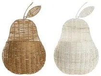 Cestino DKD Home Decor Da muro 55 x 33 x 14 cm Rattan (2 Unità)