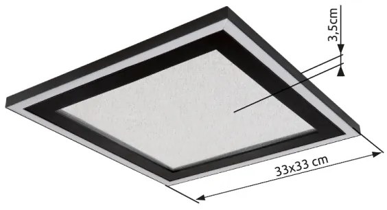 Globo 48903 - Plafoniera LED DAVIES LED/24W/230V