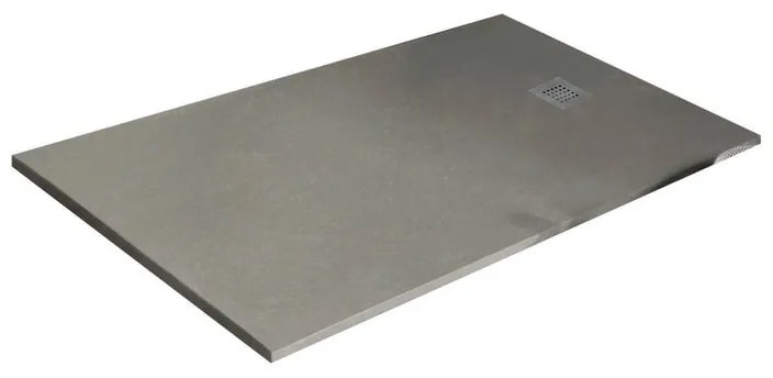 Piatto doccia in resina Strato crema L 180 x L 70 x H 3.2 cm opaco effetto pietra