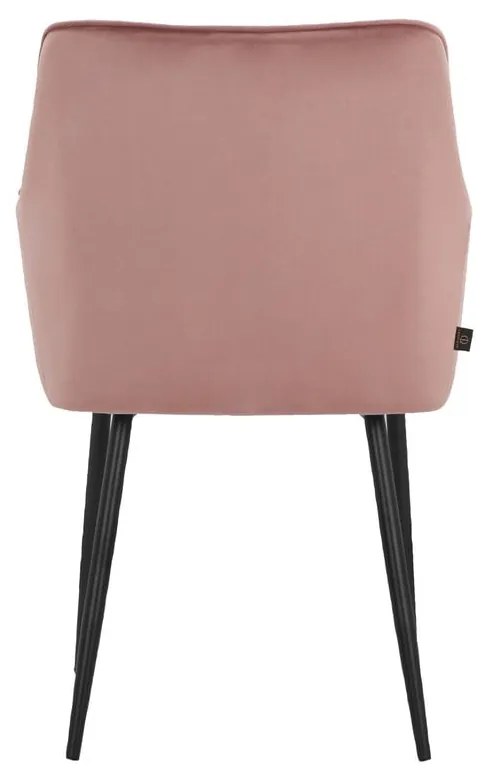 Set di sedie da pranzo rosa chiaro in imbottito 2 pz Elvira – Støraa