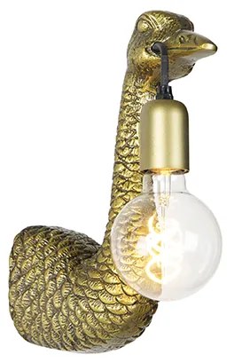 Applique da parete vintage in ottone - Animal Camel Bird
