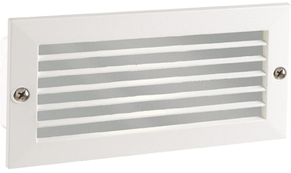 Plafoniera Esterno Contemporanea Peyton Pc Bianco Griglia 1 Luce E27 Ip54