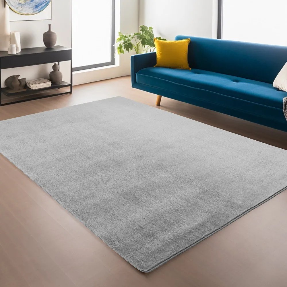 Tappeto grigio chiaro lavabile 140x200 cm Joy 1400 – Ayyildiz Carpets