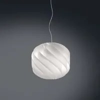 Sospensione Moderna Globe 1 Luce In Polilux Bianco D25 Made In Italy