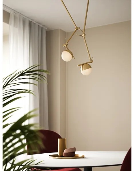 Nordlux - Applique CONTINA 1xG9/5W/230V ottone