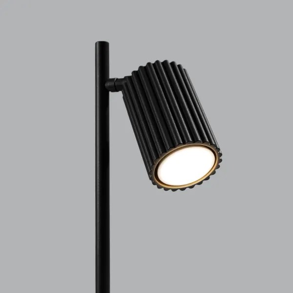 Sollux SL.1586 - Lampada da tavolo KARBON 1xGU10/10W/230V nero