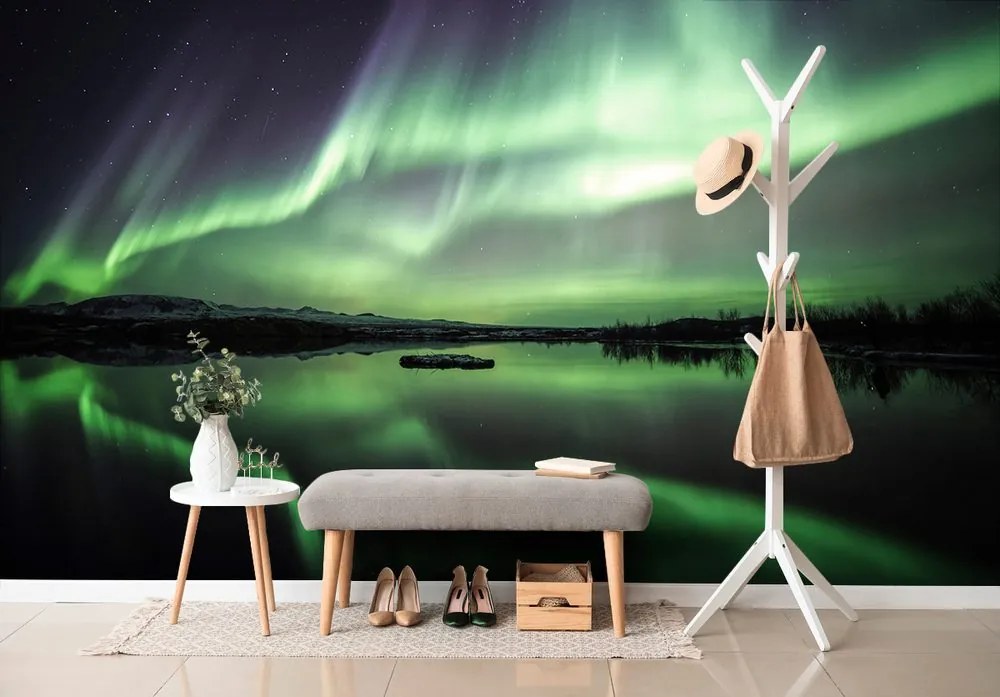 Carta da parati – Aurora boreale