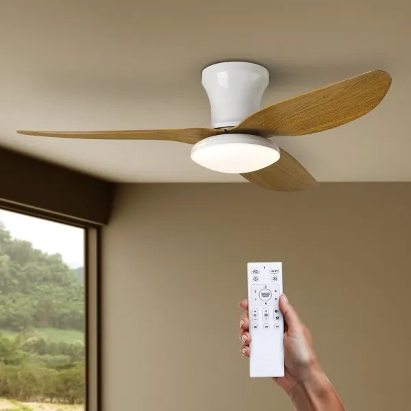 Brilagi-LED Ventilatore da soffitto dimmerabile LED 30W 230V 3000-6500K bianco/m