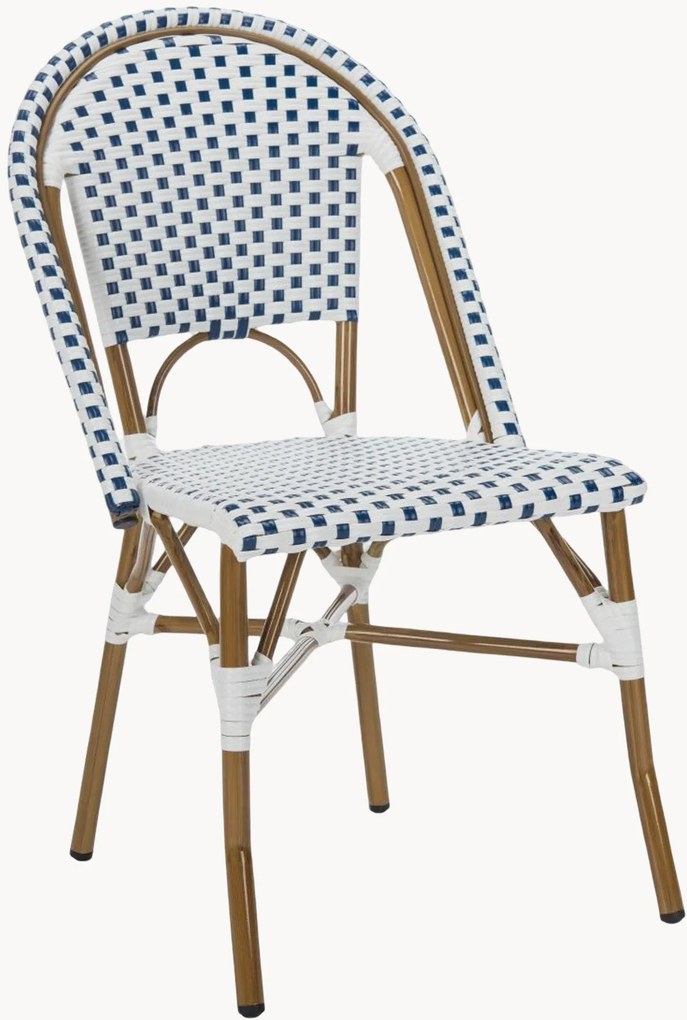 Set di 2 sedie da pranzo impilabili per esterno Salcha