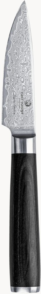 Coltello da cucina in acciaio damascato con manico in legno Pakkawood Limited Edition