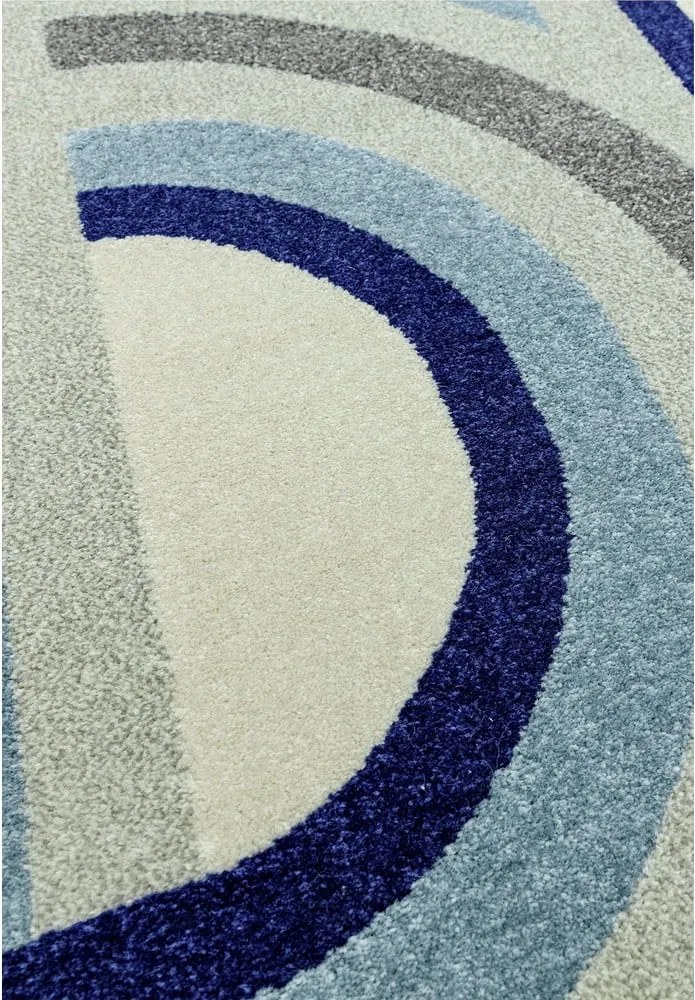 Tappeto blu polveroso 160x230 cm Nova Retro Blue – Asiatic Carpets