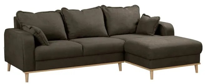 Divano angolare marrone (angolo destro) Beata - Ropez