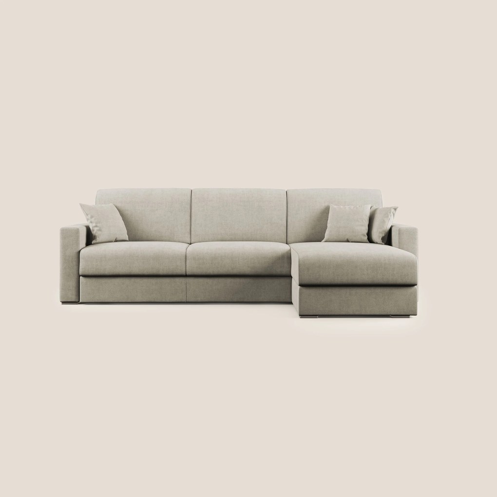Best Divano letto angolare in tessuto impermeabile T02