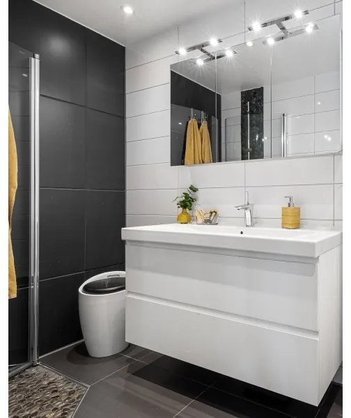 Illuminazione a LED per specchi da bagno LED/5W/230V 4000K 30 cm IP44 cromo