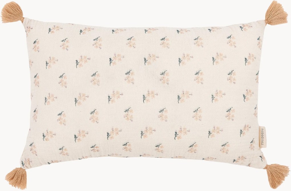 Cuscino in cotone con nappe Wabi-Sabi