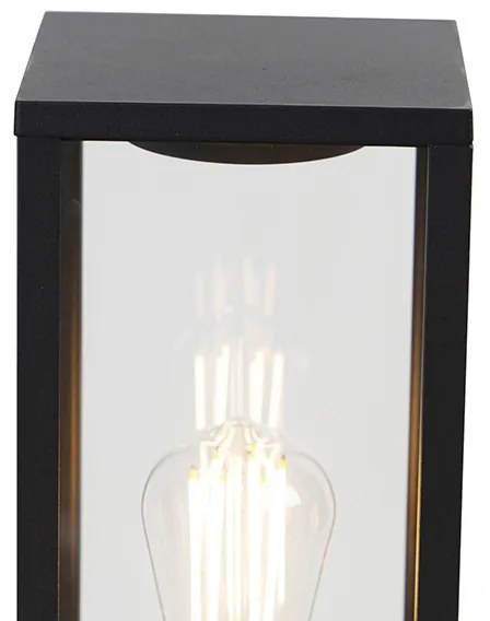 Lampada da terra da esterno industriale nera 80 cm IP44 - Charlois