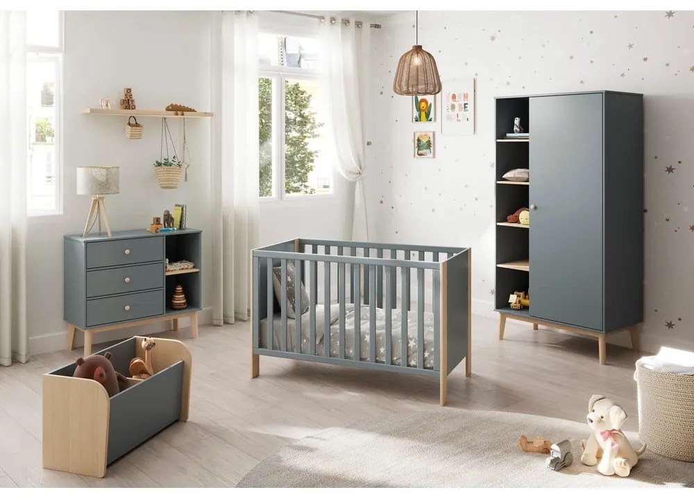 Libreria per bambini verde polveroso 70x42x35 cm Esteban – Marckeric