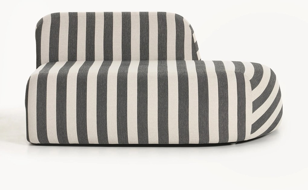 Modulo chaise longue a righe Wolke