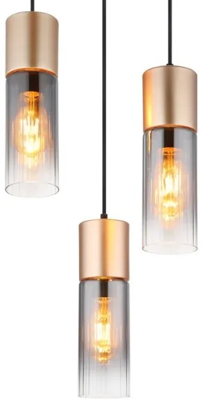 Globo 21000-3HCA - Lampadario a sospensione con cavo ANNIKA 3xE27/25W/230V Ø 30 cm