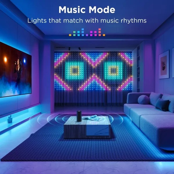 Govee - Catena decorativa a LED RGB dimmerabile LED/15W/230V IP65 Wi-Fi