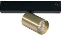 Proiettore binario DAVINCI 48V con luce spot in alluminio oro 5W luce naturale 4000K