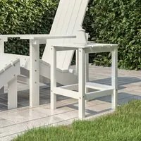 Tavolo da Giardino Adirondack Bianco 38x38x46 cm HDPE cod mxl 34302