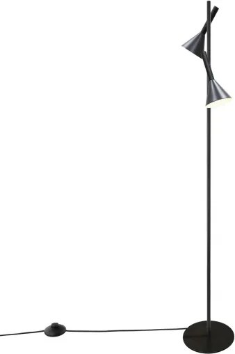 Nordlux - Lampada da terra KELVIS 2xGU10/12W/230V nera