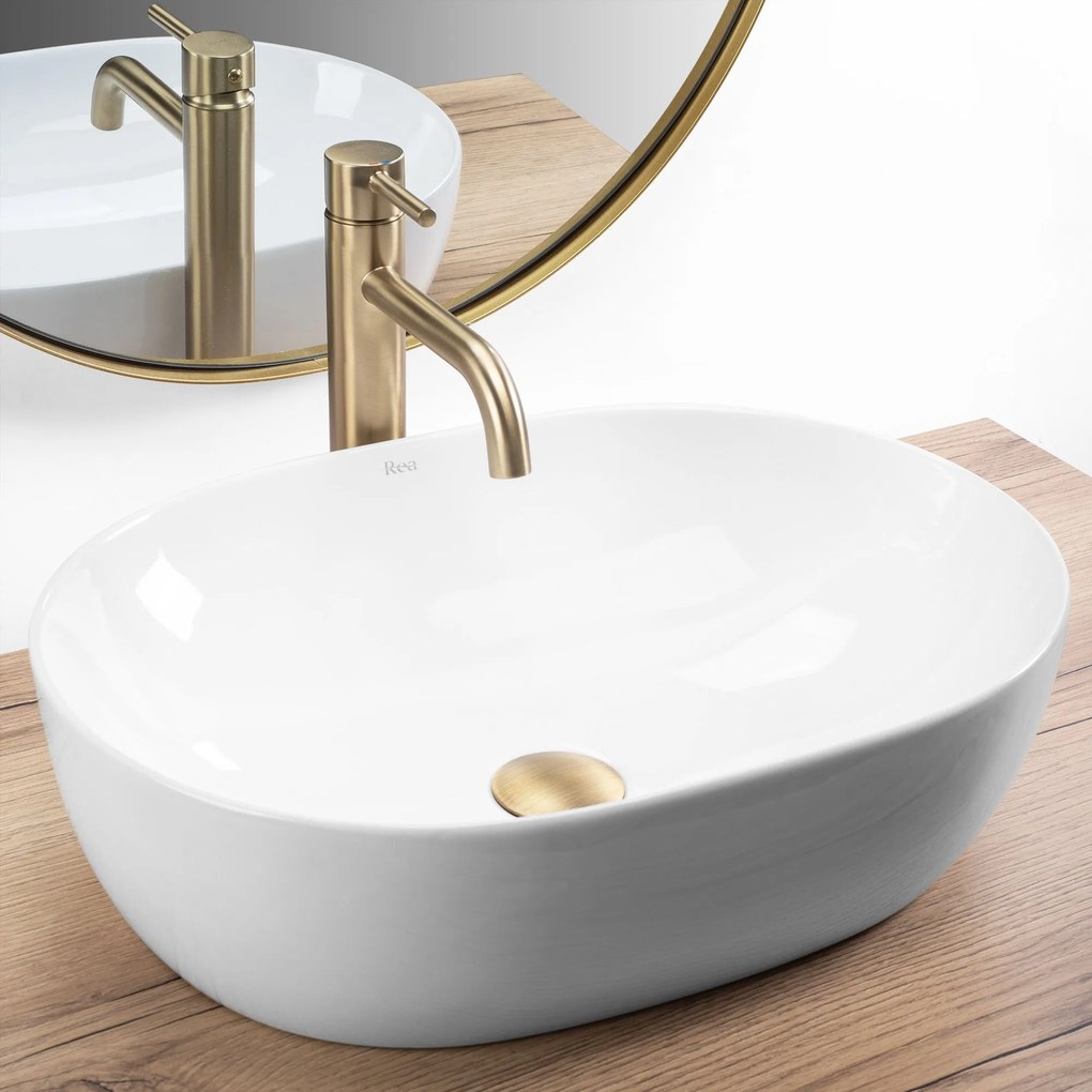 Lavabo da appoggio Rea Lisa
