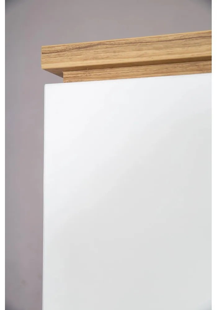 Armadio per bambini bianco in rovere 135x200 cm Finn - Roba