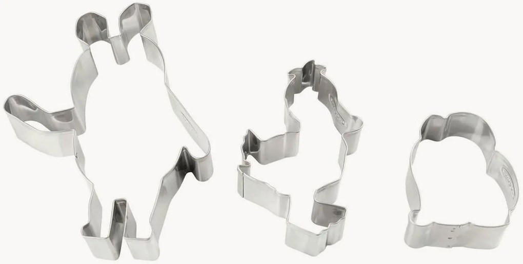 Set di 3 tagliabiscotti Mouse & Friends