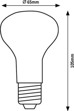 Rabalux 79114 - Lampadina LED R63 E27/9W/230V 4000K