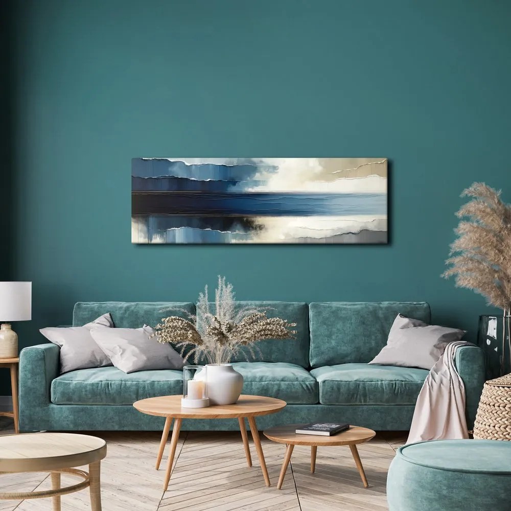 Quadro su tela – Respiro dell’oceano in tonalità delicate
