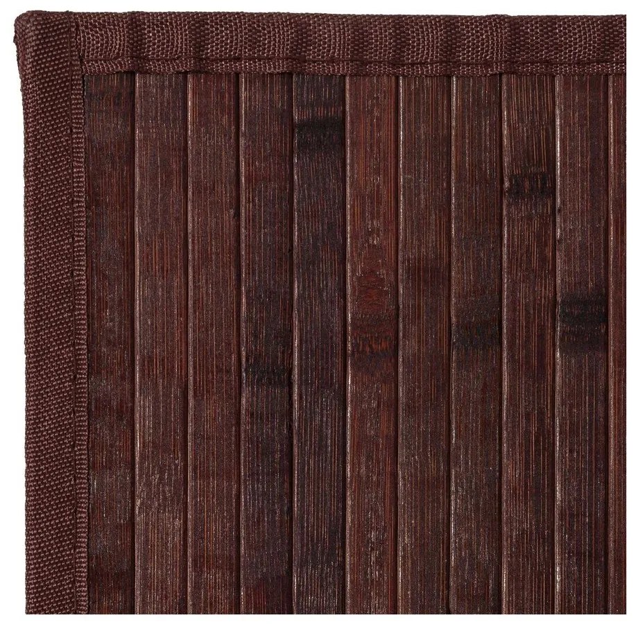 Tappeto in bambù marrone scuro 75x175 cm - Casa Selección