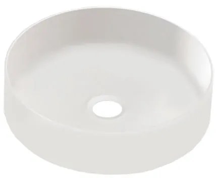 Lavabo da appoggio BADEN HAUS tondo in ceramica bianco