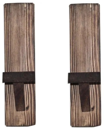 SET 2x Mensola da parete RAF abete