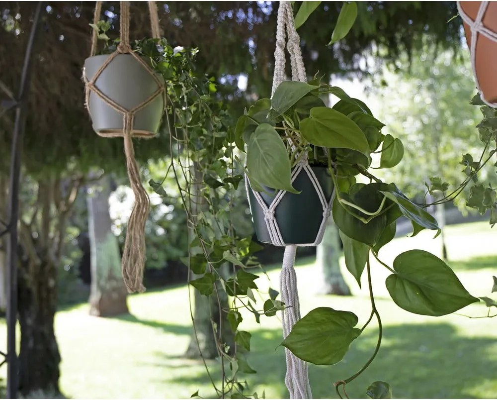 Gancio in stoffa per vaso ø 13 cm (altezza 100 cm) Macramé - Artevasi