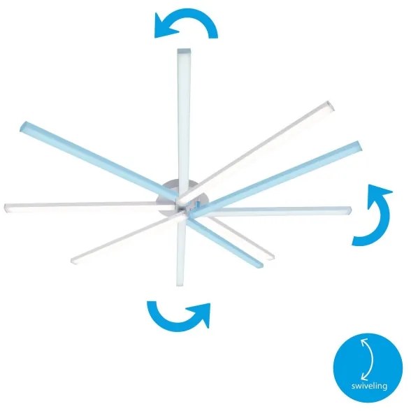 Briloner 3181-049 - Lampadario a plafone LED GO 4xLED/5W/230V