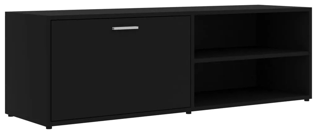 Mobile porta tv nero 120x34x37 cm in truciolato