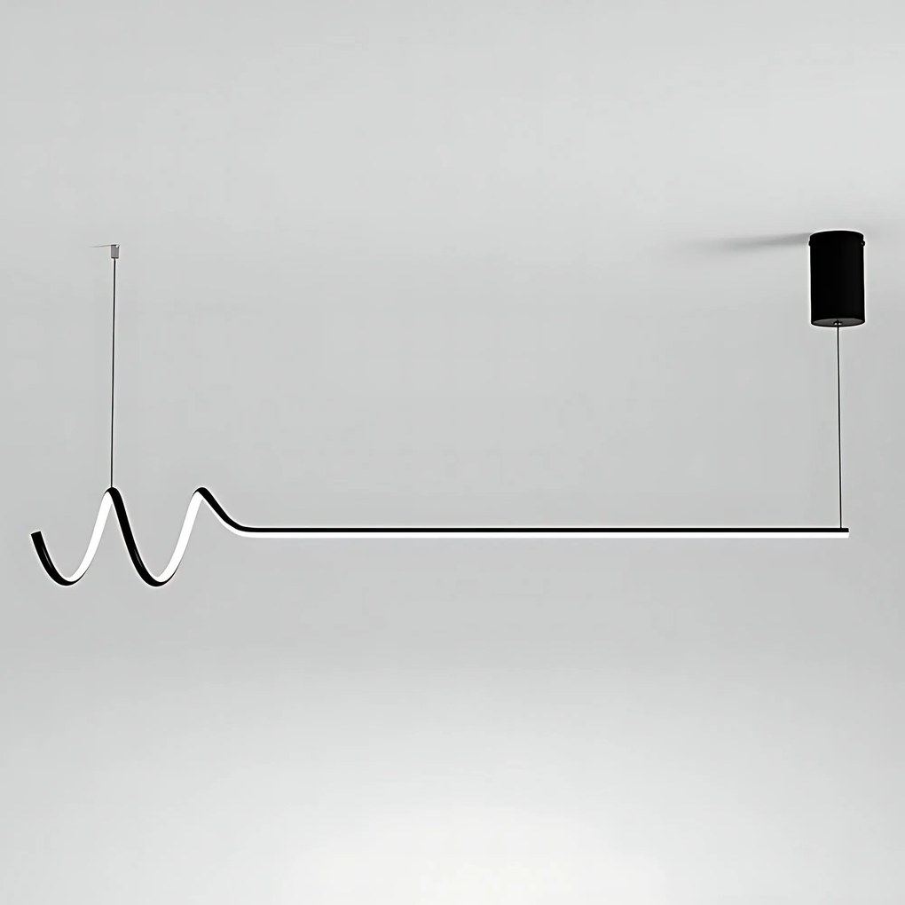 Lampada a sospensione LHJ030-CP 120cm NERO