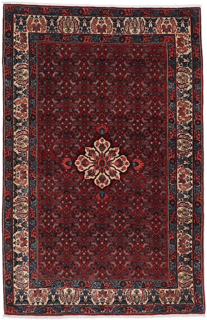 Bidjar Tappeto persiano 220x140 (Iran) Annodato A Mano