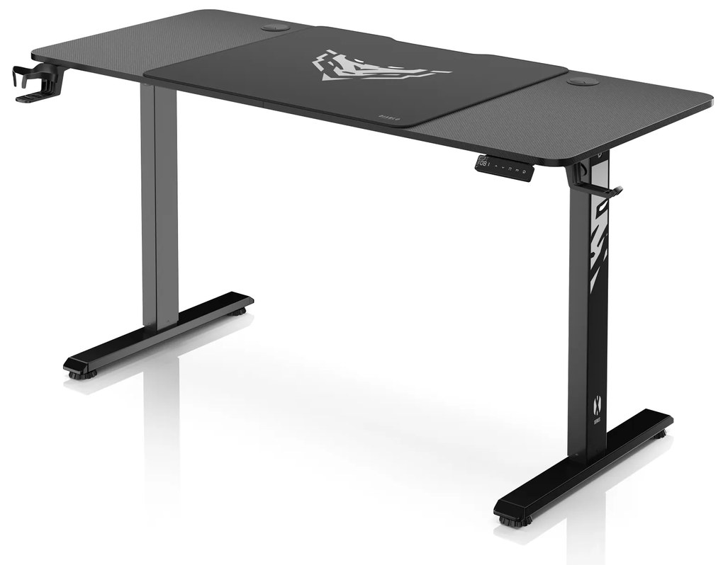 Scrivania Regolabile in Altezza Diablo X-Tensio 1400 Nero