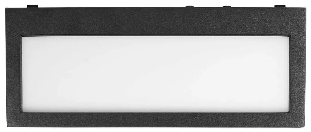 Applique Flute Design - E27 Nero per Esterni IP65