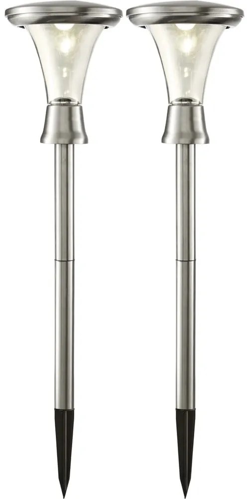 Set di 2 luci LED solari da esterno, altezza 47 cm Turin - Star Trading