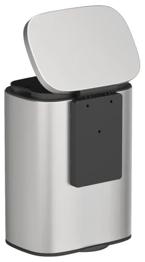 WENKO 25336100 - Cestino SARE 21,5x29,5 cm argento