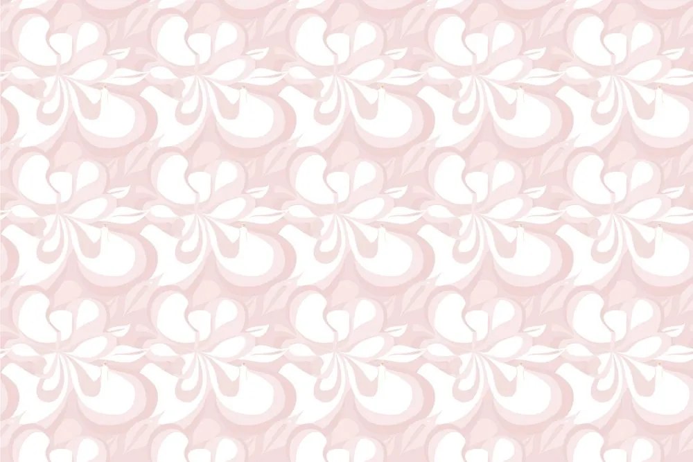 Carta da parati autoadesiva – Astrazione femminile in rosa