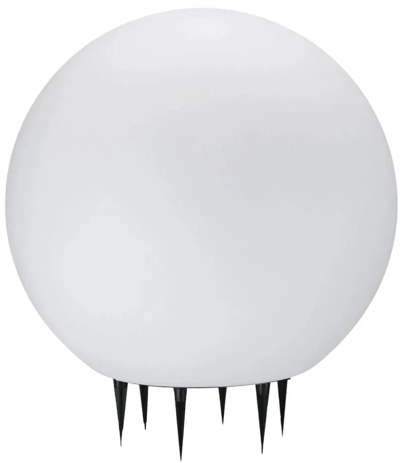 Lampada da esterno ARGENTO 1xE27/15W/230V diametro 40 cm IP65 bianco