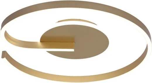 Plafoniera LED LORENZO LED/22W/230V Ø 50 cm dorata