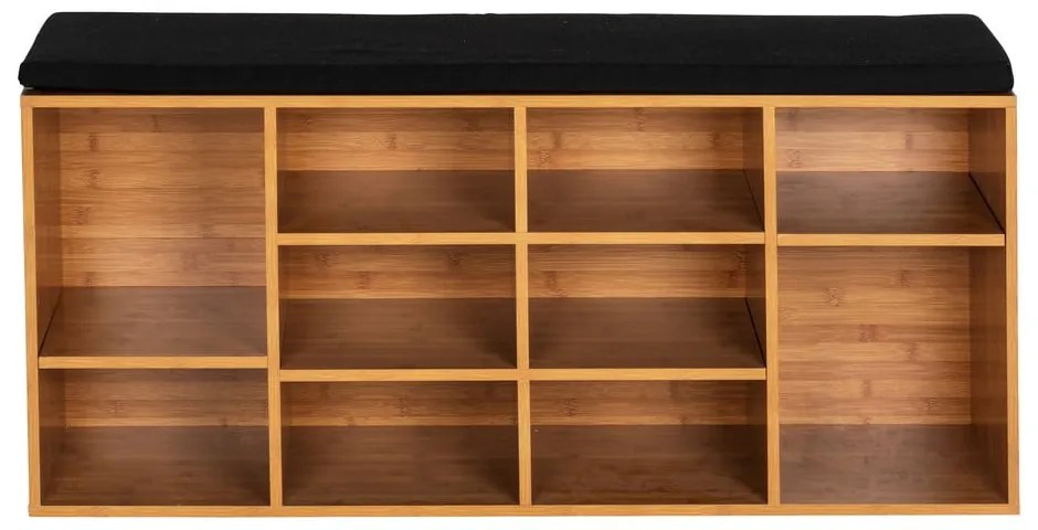 Scarpiera in legno esotico con panca in colore naturale Loft - Wenko