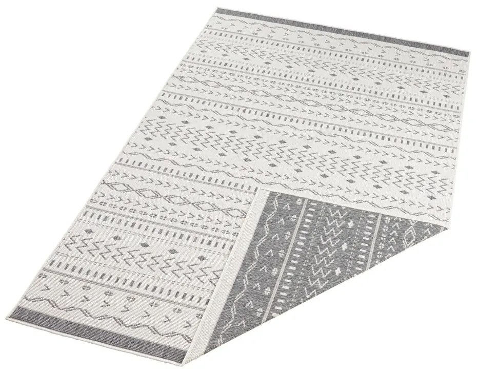 Tappeto da esterno grigio e crema , 150 x 80 cm Kuba - NORTHRUGS